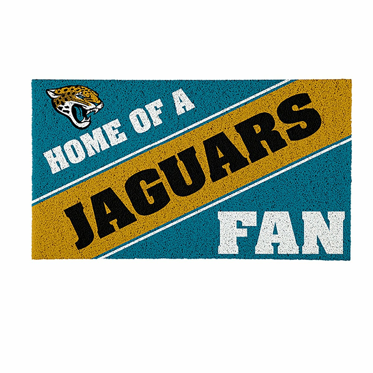 Jacksonville Jaguars, PVC Mat COLOR, Home of a Fan, NFL