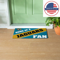 Jacksonville Jaguars, PVC Mat COLOR, Home of a Fan, NFL