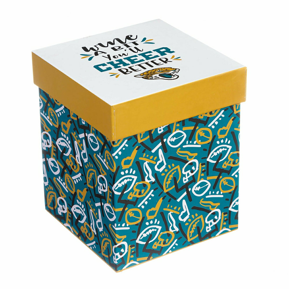 Jacksonville Jaguars, 17oz Boxed Stemless Wine, NFL, Home