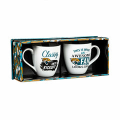 Jacksonville Jaguars, Ceramic Cup O'Java 17oz Gift Set, NFL, Home
