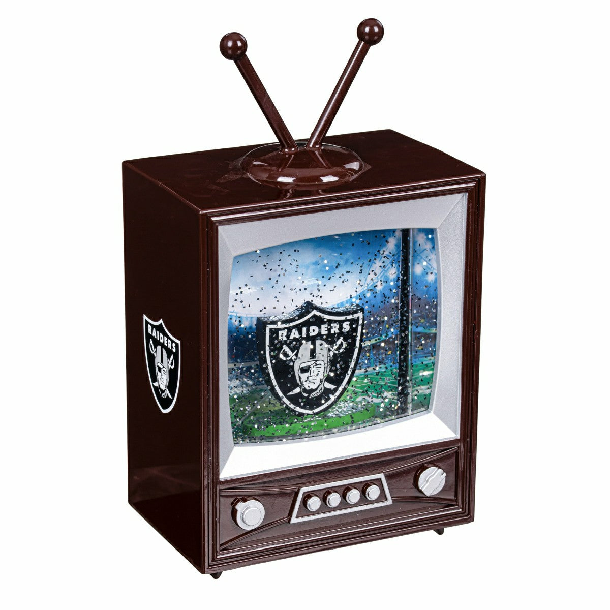 Las Vegas Raiders Vintage TV Water Lantern, NFL, Home