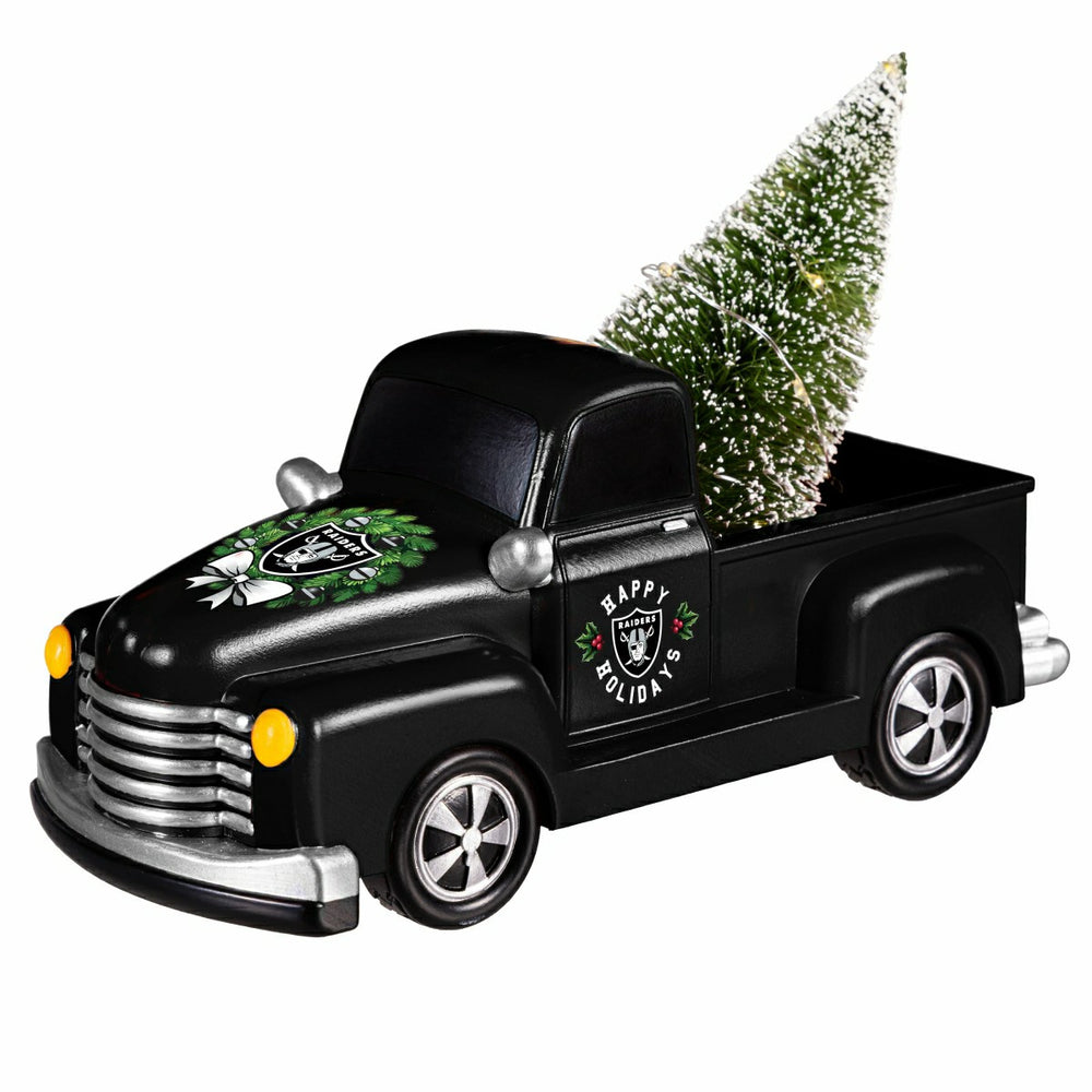 Las Vegas Raiders Holiday Rally Truck Statue, NFL, Home