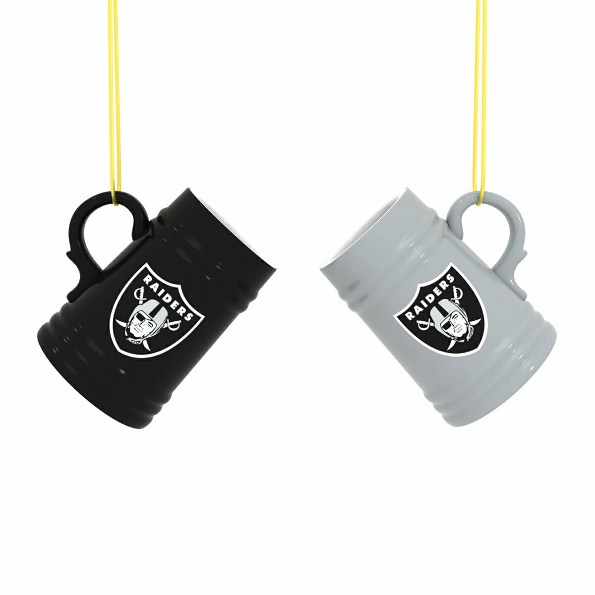 Las Vegas Raiders Ceramic Mini Stein, 3oz, set of 2, NFL, Home