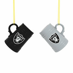 Las Vegas Raiders Ceramic Mini Stein, 3oz, set of 2, NFL, Home