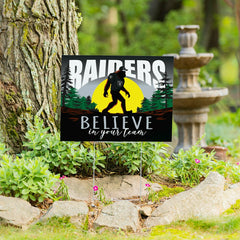 Las Vegas Raiders Yard Sign, Bigfoot, NFL, Home