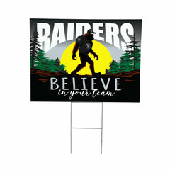 Las Vegas Raiders Yard Sign, Bigfoot, NFL, Home