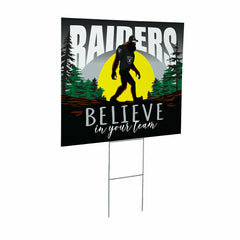 Las Vegas Raiders Yard Sign, Bigfoot, NFL, Home