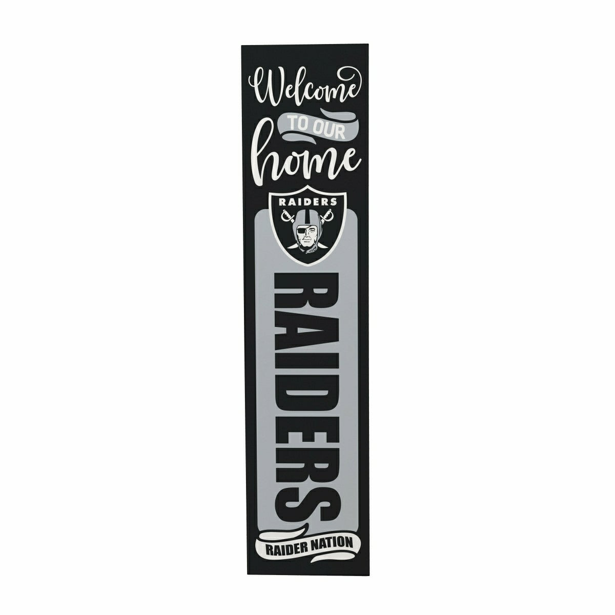 47" Double Sided Leaner, Las Vegas Raiders, Halloween, NFL, Home