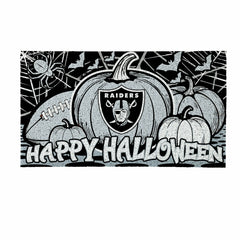LAS VEGAS RAIDERS Halloween PVC Mat, 28"x16", NFL