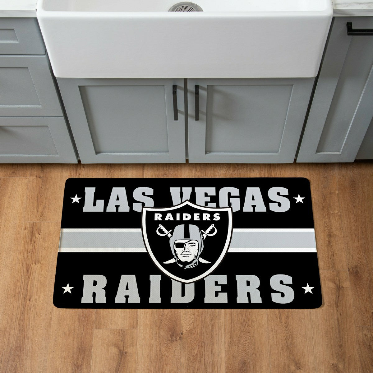 Las Vegas Raiders Anti-Fatigue Mat, 18"x30", NFL