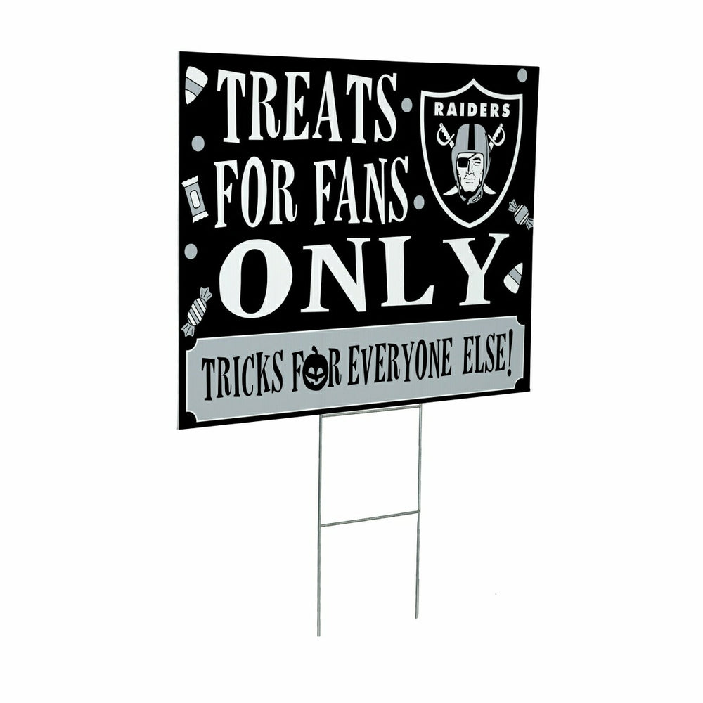 Las Vegas Raiders Yard Sign, Halloween Treats for Fans, NFL, Home