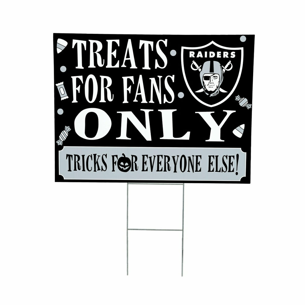 Las Vegas Raiders Yard Sign, Halloween Treats for Fans, NFL, Home