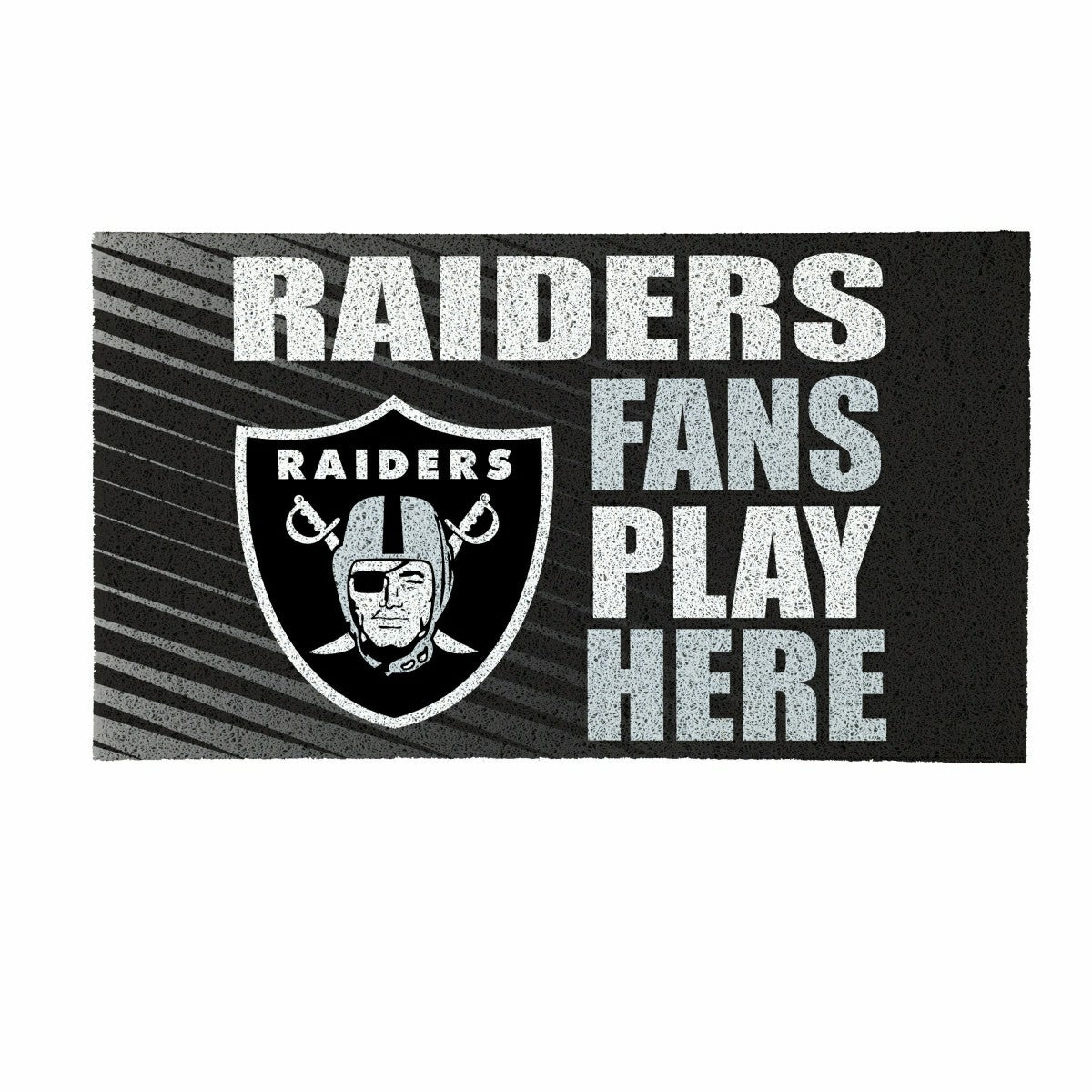 LAS VEGAS RAIDERS Fan Mat, 28"x16", NFL