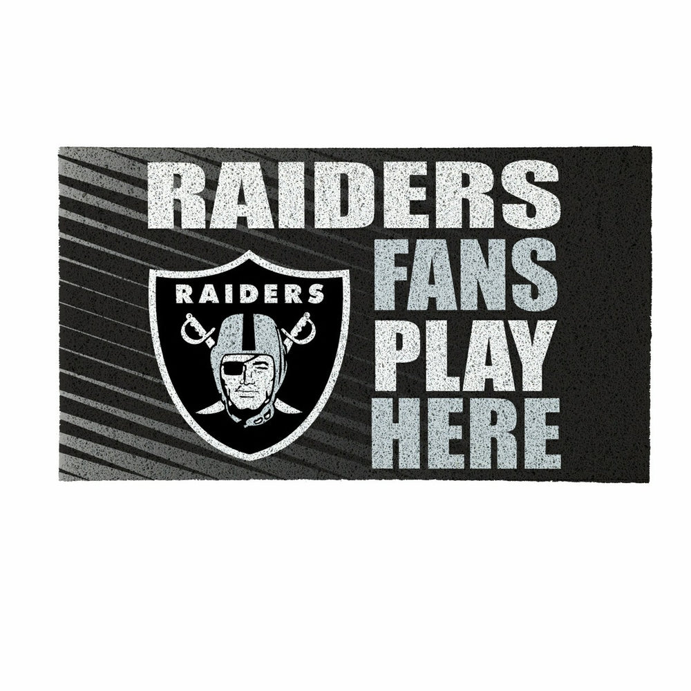LAS VEGAS RAIDERS Fan Mat, 28"x16", NFL