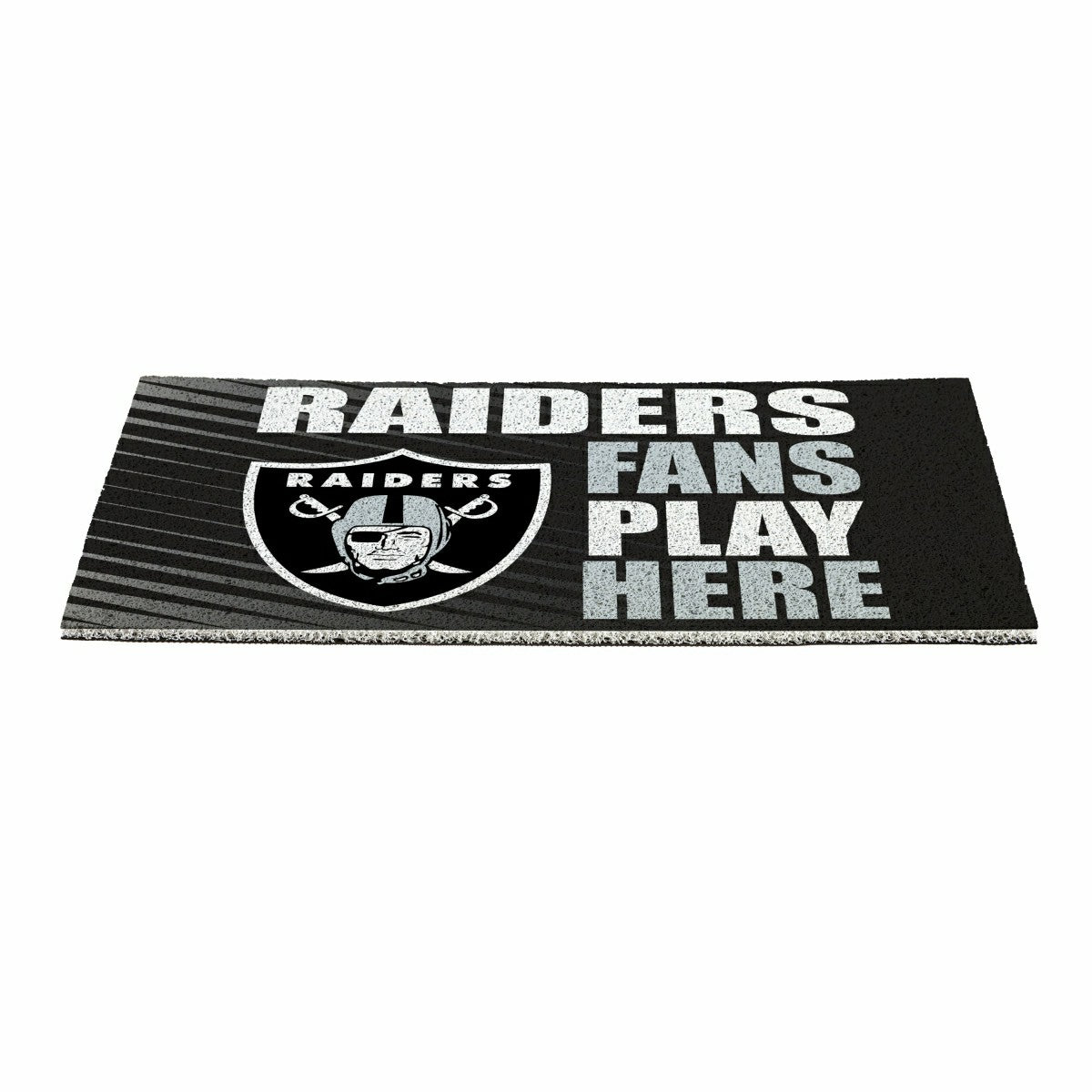 LAS VEGAS RAIDERS Fan Mat, 28"x16", NFL