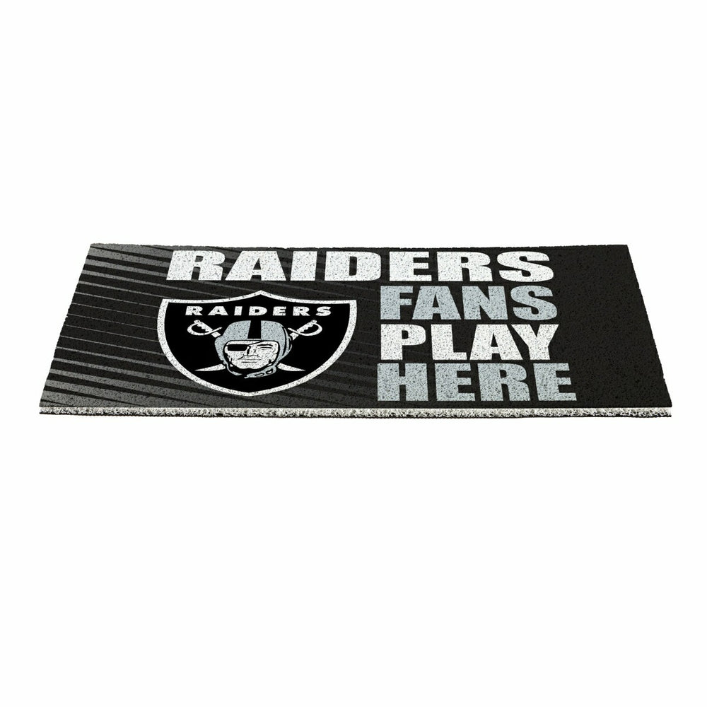LAS VEGAS RAIDERS Fan Mat, 28"x16", NFL