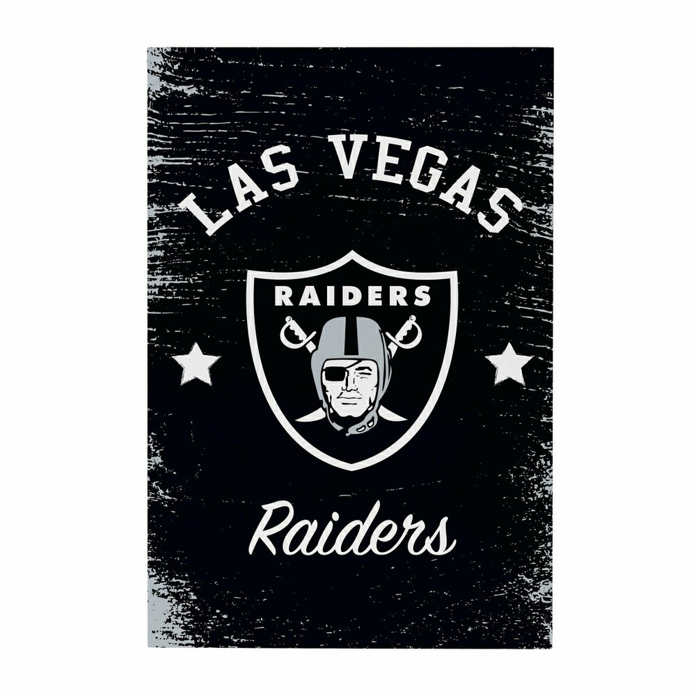 Las Vegas Raiders Wood Wall Sign, 16x24, NFL, Home