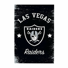 Las Vegas Raiders Wood Wall Sign, 16x24, NFL, Home