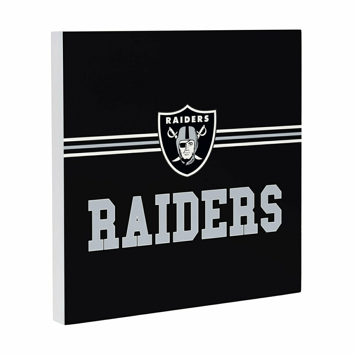 Las Vegas Raiders Wood Wall Sign, 12x12, NFL, Home