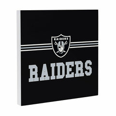 Las Vegas Raiders Wood Wall Sign, 12x12, NFL, Home