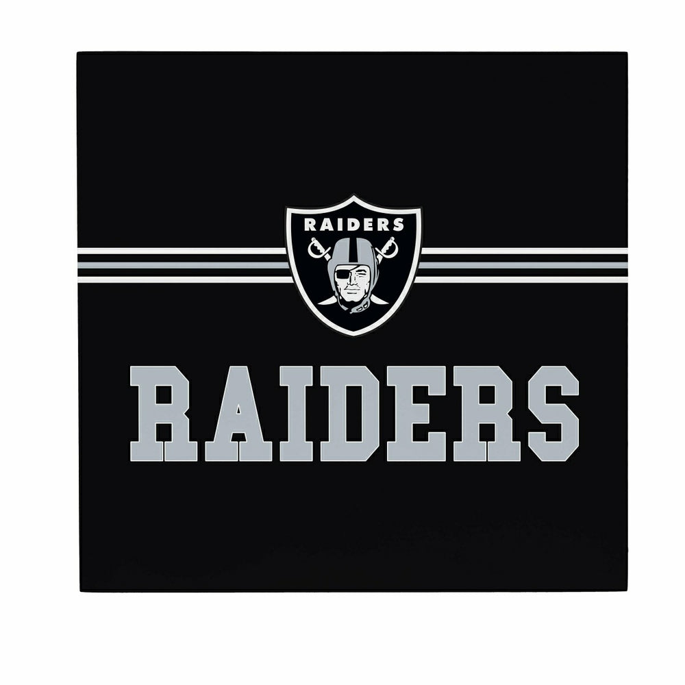 Las Vegas Raiders Wood Wall Sign, 12x12, NFL, Home