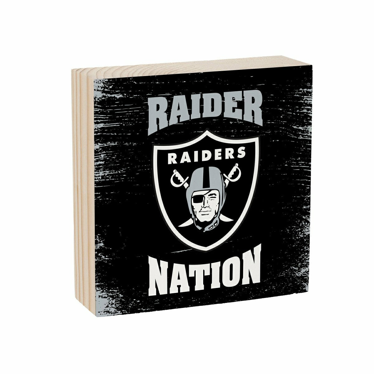Las Vegas Raiders Plock, Down Home Fans, 6x6, NFL, Home