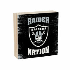 Las Vegas Raiders Plock, Down Home Fans, 6x6, NFL, Home