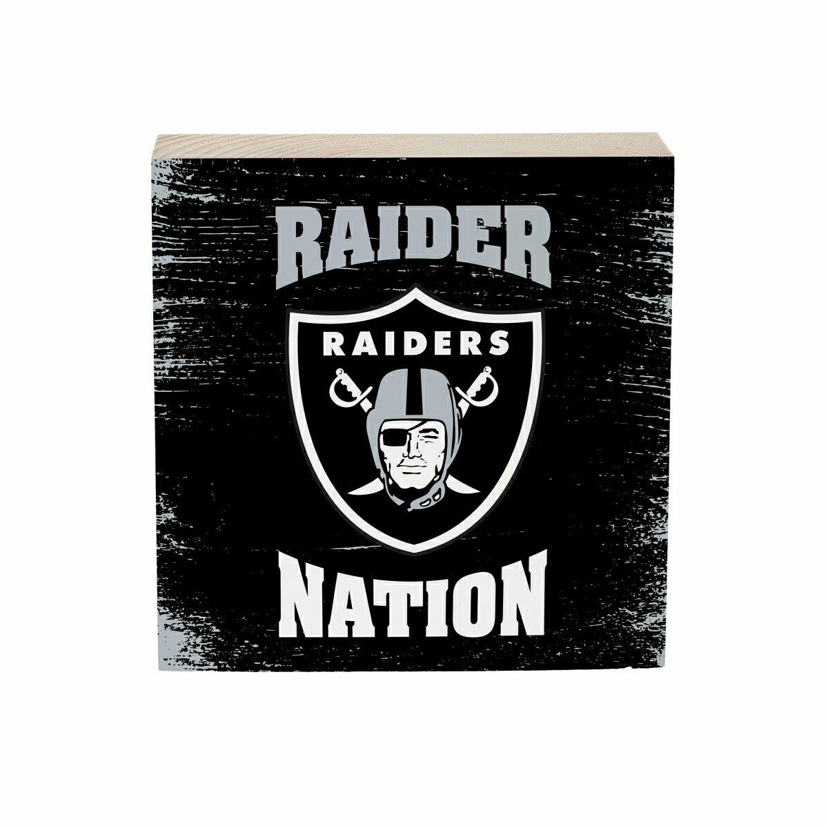 Las Vegas Raiders Plock, Down Home Fans, 6x6, NFL, Home