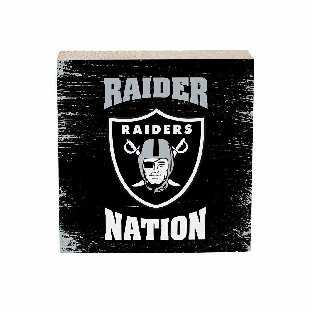 Las Vegas Raiders Plock, Down Home Fans, 6x6, NFL, Home