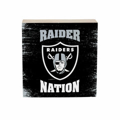 Las Vegas Raiders Plock, Down Home Fans, 6x6, NFL, Home