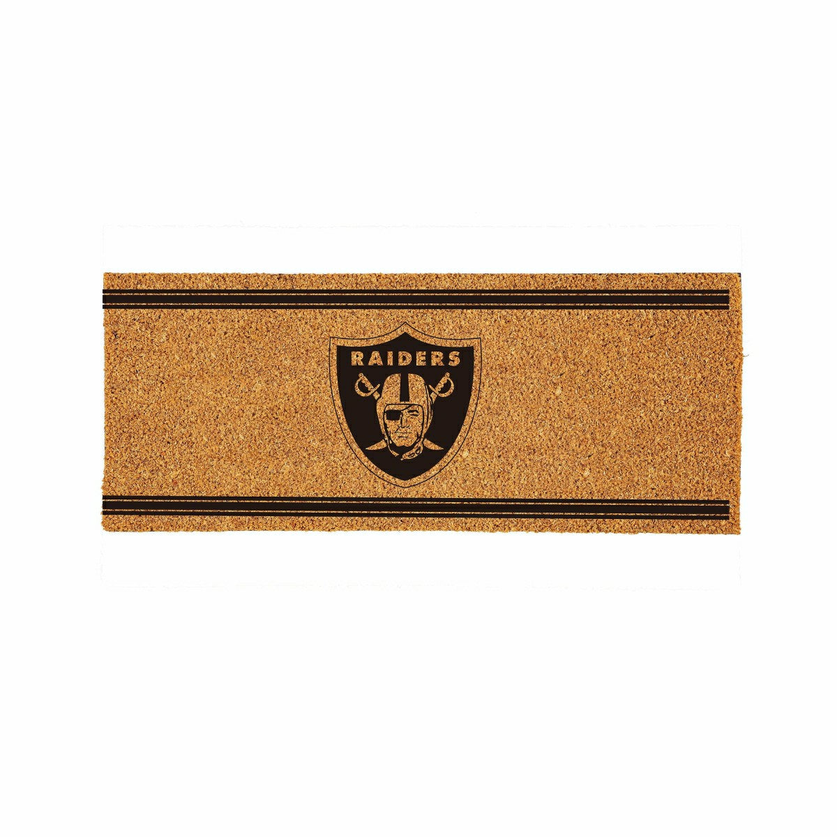 Las Vegas Raiders Extra Large One Color Coir Mat, 60"x24", NFL