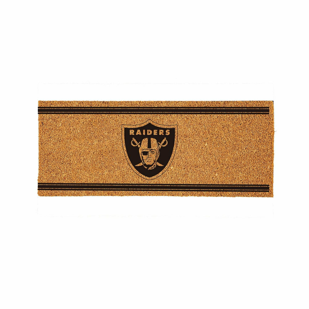 Las Vegas Raiders Extra Large One Color Coir Mat, 60"x24", NFL