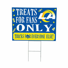Los Angeles Rams Yard Sign, Halloween Treats for Fans, NFL, Home
