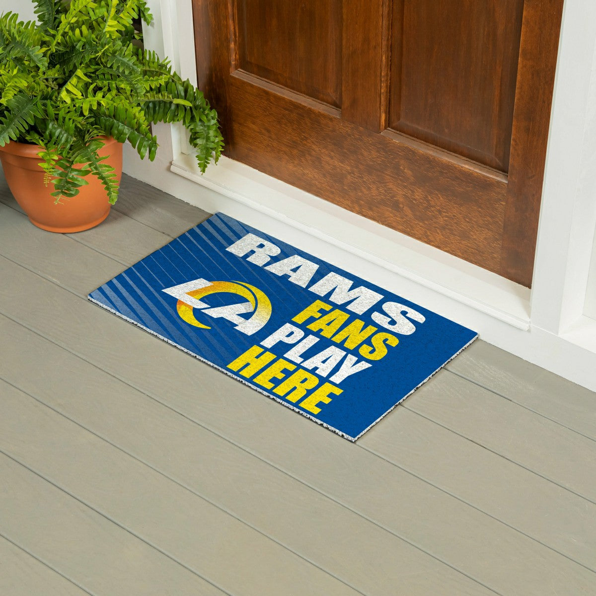 Los Angeles Rams Fan Mat, 28"x16", NFL