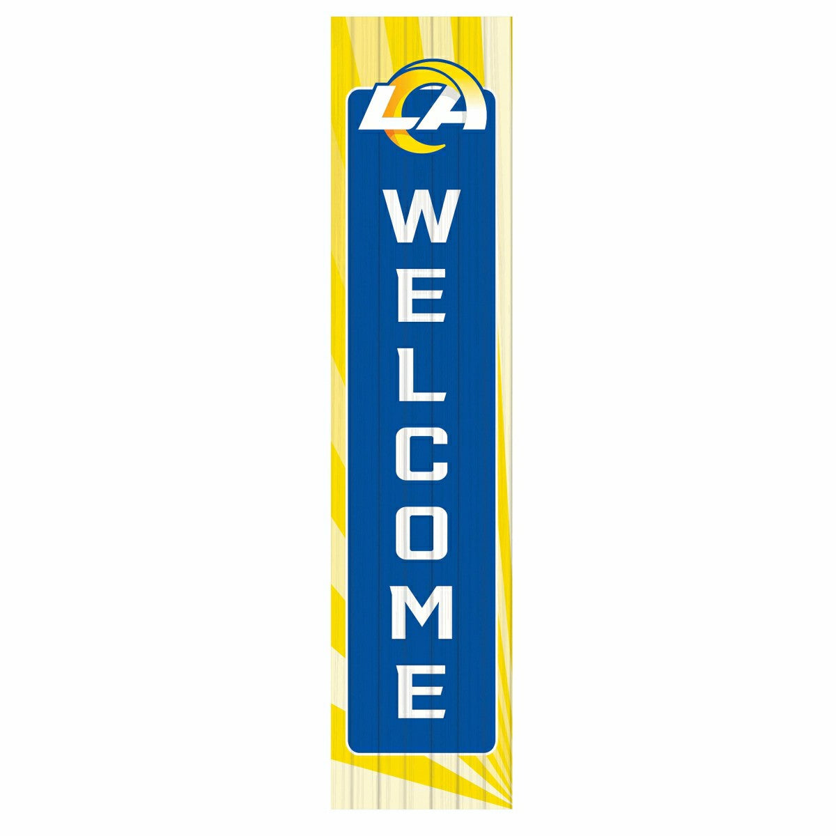 Los Angeles Rams Summer Seasonal Single Sided Large Leaner, 46", NFL, Home