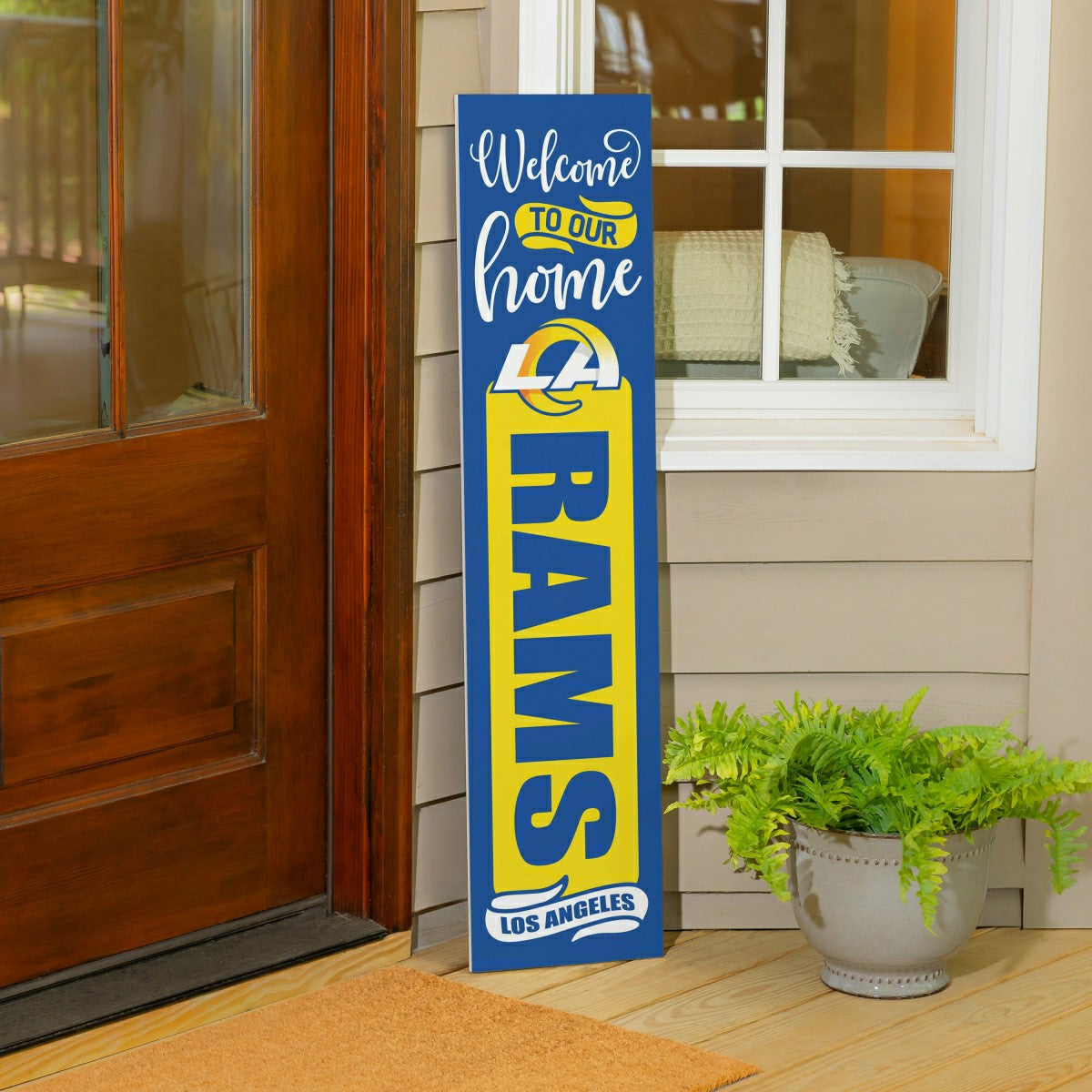 47" Double Sided Leaner, Los Angeles Rams, Halloween, NFL, Home