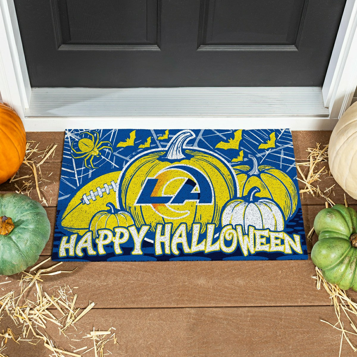 Los Angeles Rams Halloween PVC Mat, 28"x16", NFL