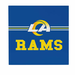 Los Angeles Rams Wood Wall Sign, 12x12, NFL, Home