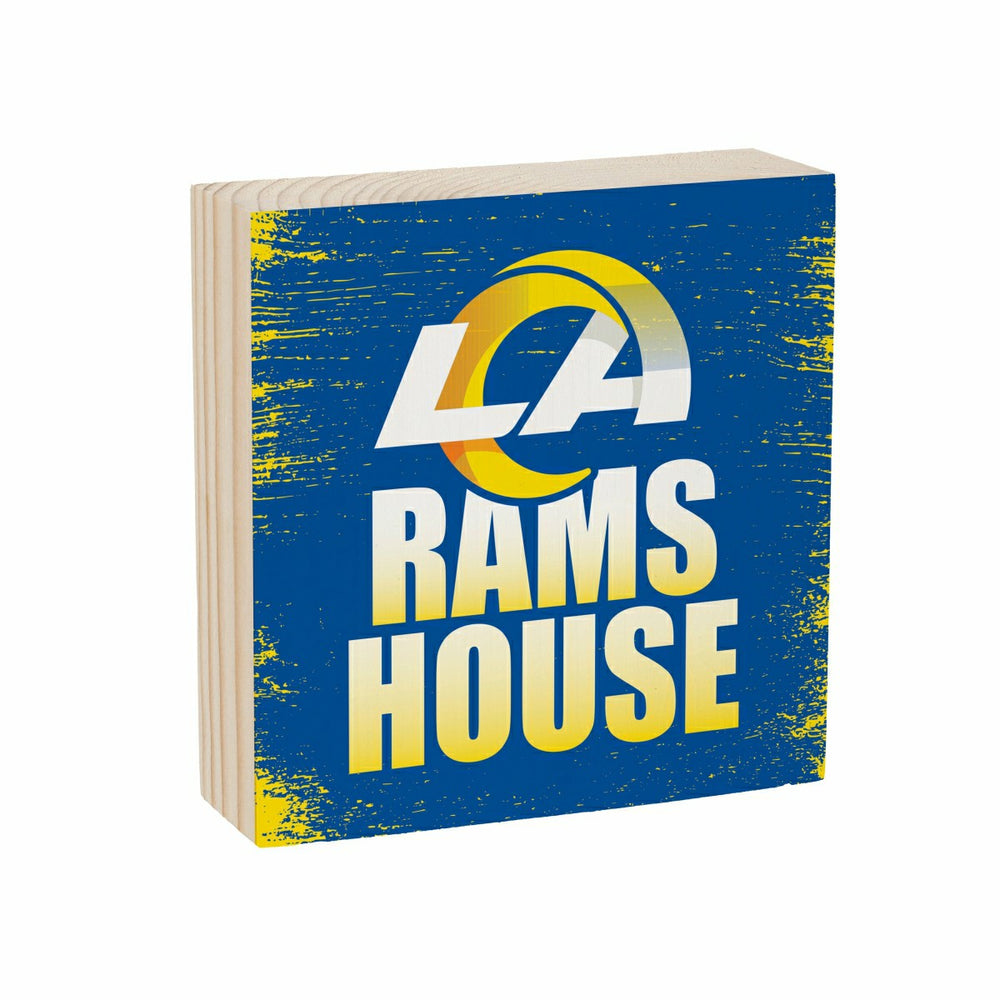 Los Angeles Rams Plock, Down Home Fans, 6x6, NFL, Home
