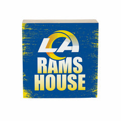 Los Angeles Rams Plock, Down Home Fans, 6x6, NFL, Home