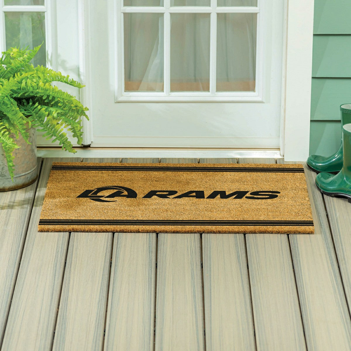 Los Angeles Rams Large One Color Coir Mat, 36"x24", NFL