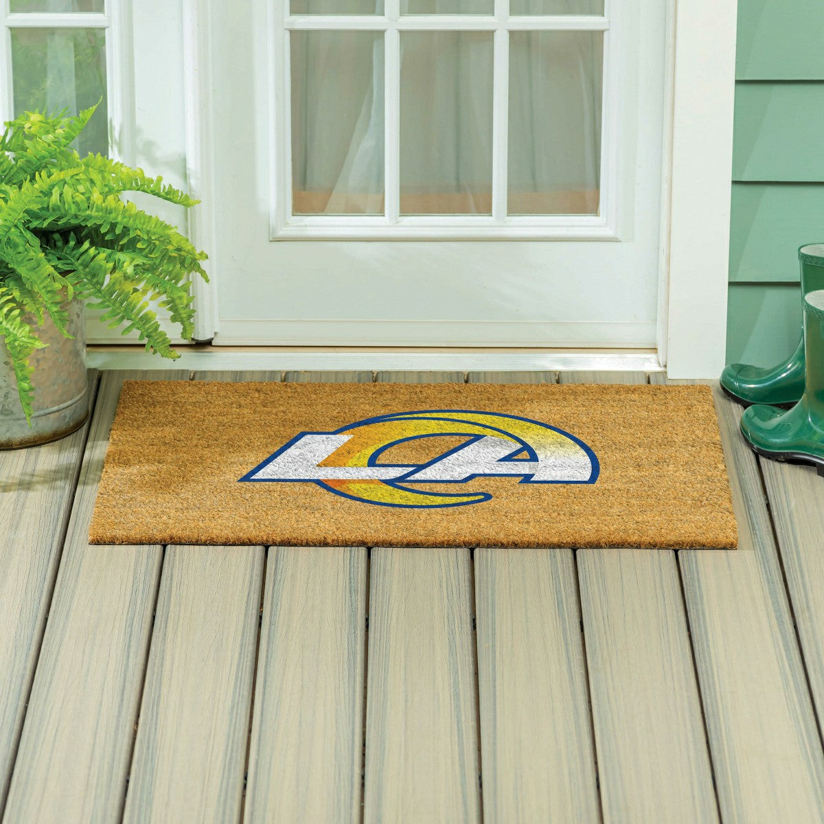 Los Angeles Rams Large Full Color Coir Mat, 36"x24", NFL