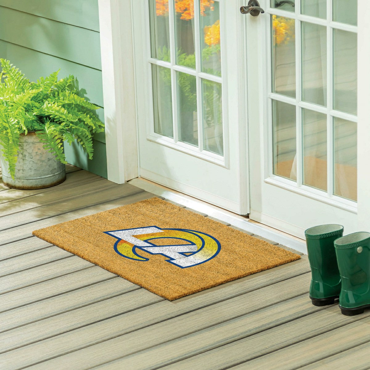 Los Angeles Rams Large Full Color Coir Mat, 36"x24", NFL