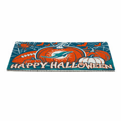 Miami Dolphins Halloween PVC Mat, 28"x16", NFL