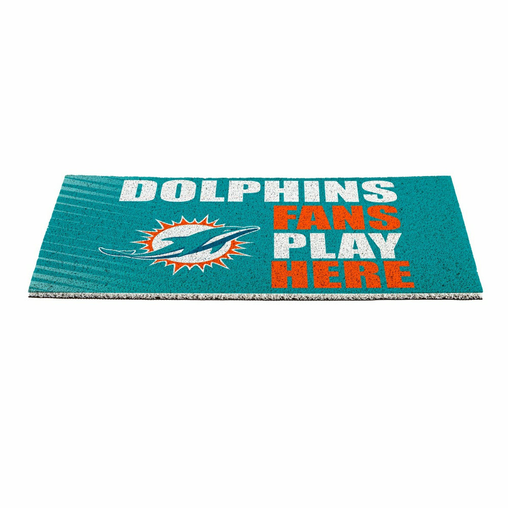 Miami Dolphins Fan Mat, 28"x16", NFL
