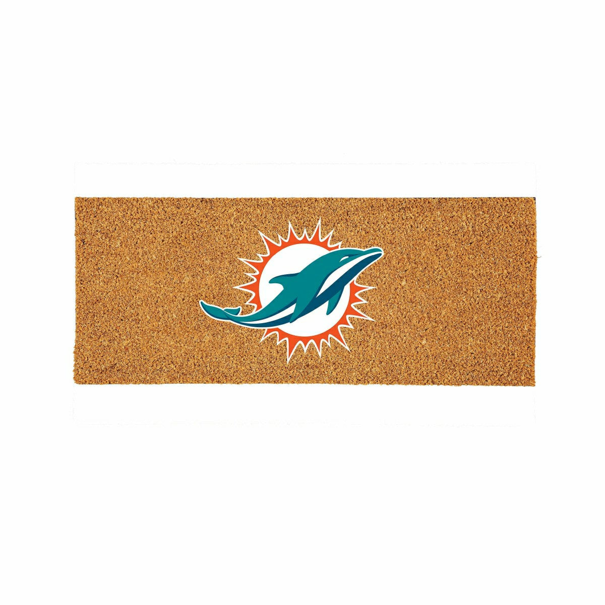 Miami Dolphins Extra Large Full Color Coir Mat, 60"x24", NFL