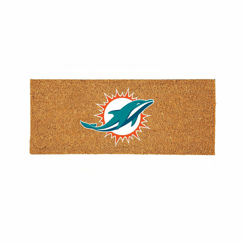 Miami Dolphins Extra Large Full Color Coir Mat, 60"x24", NFL