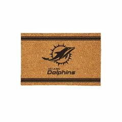 Miami Dolphins Large One Color Coir Mat, 36"x24", NFL