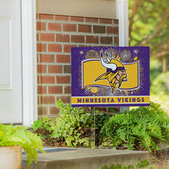 Minnesota Vikings Yard Sign, Patriotic, NFL, Home