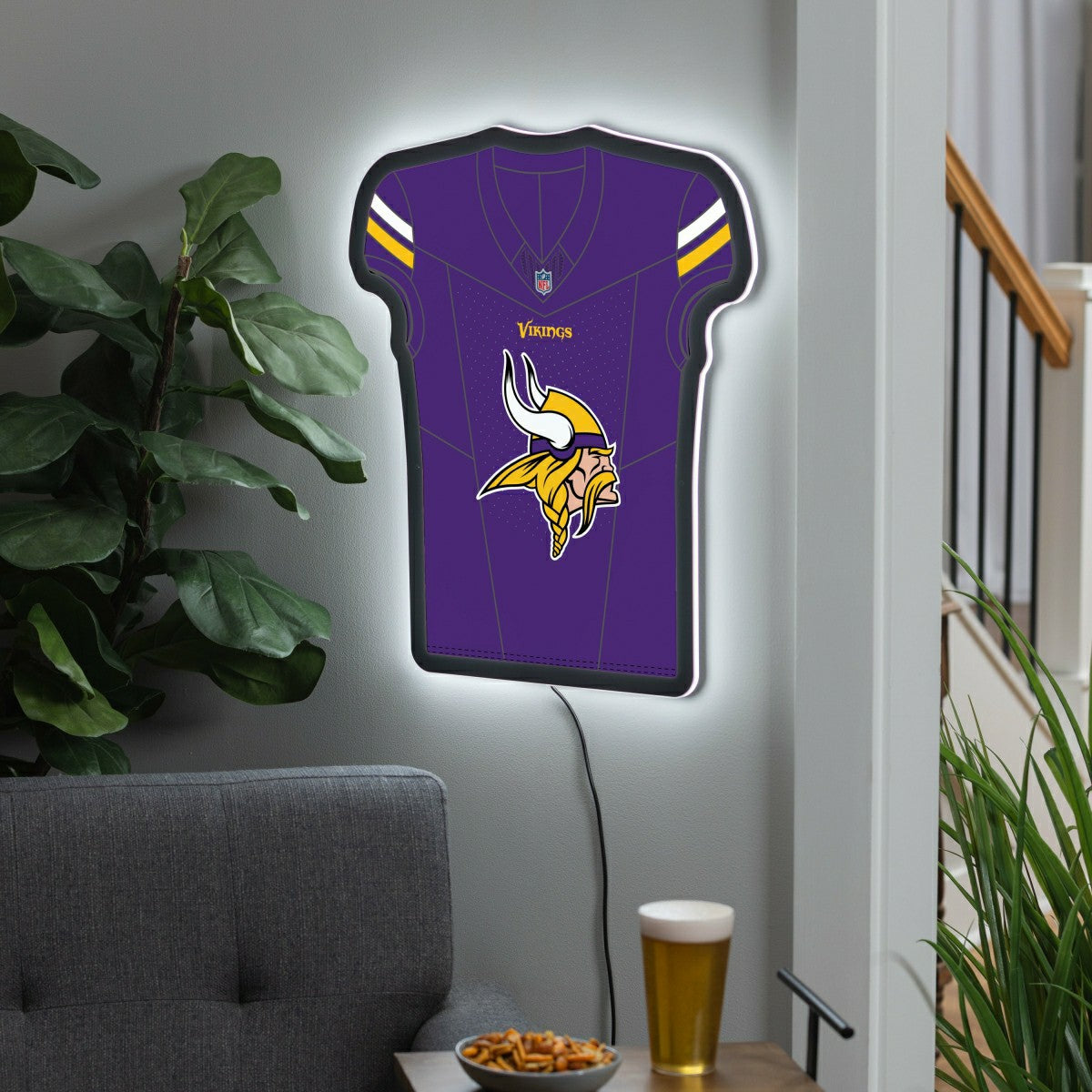 Minnesota Vikings NFL Football Jersey Edgelite LED Decor, NFL